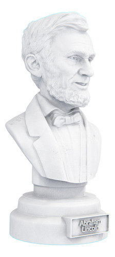 Estátua Busto Abraham Lincoln - Presidente Americano