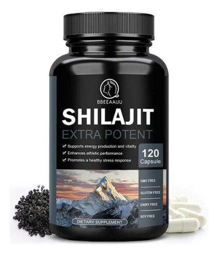 Shilajit Extracto Puro De Shilajit Del Himalaya 500mg 120cap