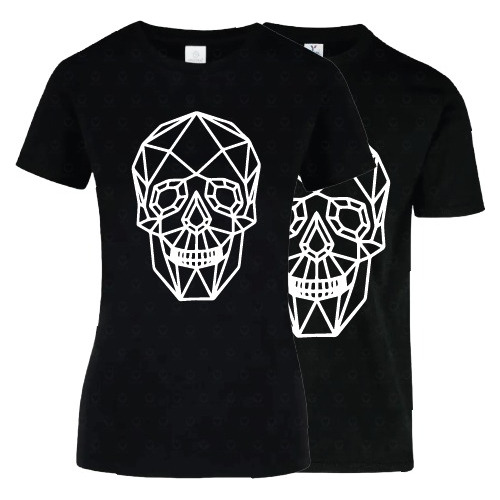 Playeras Skull Halloween Calaveras Novios Día De Muertos M16