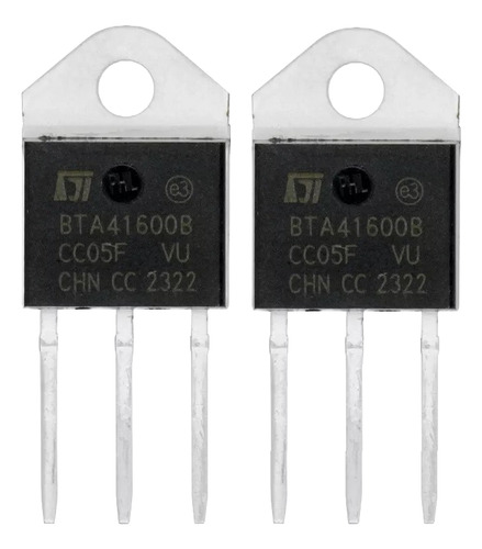Combo Triac Bta41-600b 600v 40amp Termotronic Bta41600b