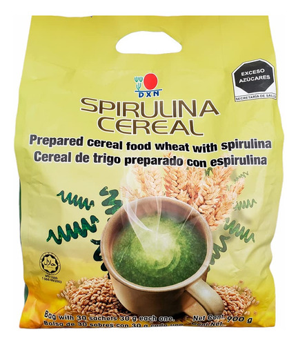 Spirulina Cereal Dxn Fuente De Nutricion & Hierro X30sobres