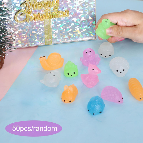 50 Uds. Mini Juguetes Exprimidores, Juguete Brillantina