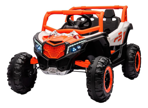 Quadriciclo Utv R3 Carro Elétrico Infantil R/c 12v Laranja Voltagem Do Carregador 110v/220v