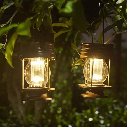 Lâmpada De Vedação De Luz Led Suspensa Solar Lanterna De Pa