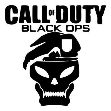 Vinilo Call Of Duty Black Ops | Game Decal | 100% Jdm P