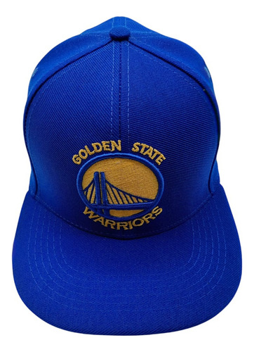 Gorra Flat Equipos Varios Ajustable Deportes Premium Moda Blue Warriors Medida Ùnica Ajustable Lisa