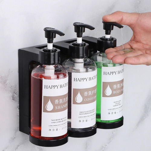 Dispensador De Jabón Envase Para Champú De Baño Montado A