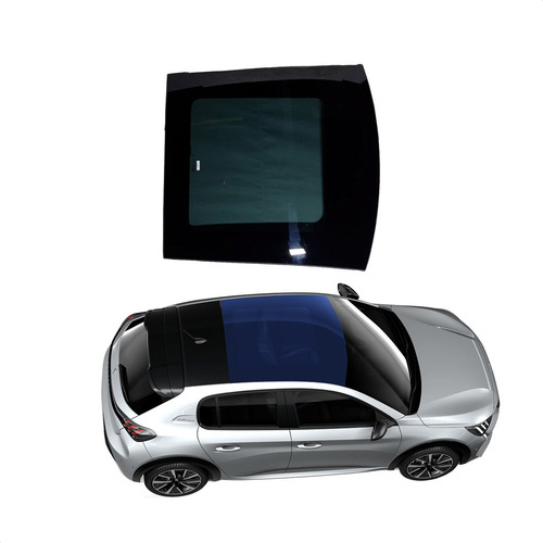 Vidro Teto Solar Peugeot 208 19 20 21 22 23 Panorâmico