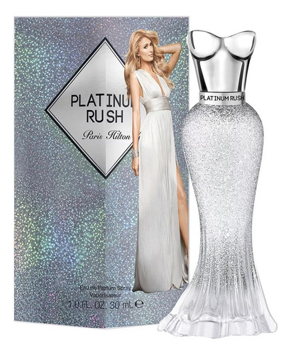 Perfume Paris Hilton Platinum Rush 100ml Fragancia De Lujo