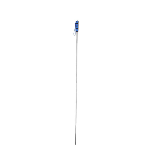 Imagen 7 de 8 de Marca Nuevo 1.2 Metros Flagpole Al Aire Libre Azul