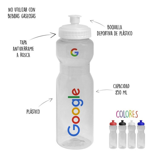 10 Botellas Deportiva Bici Personalizada Con Logo Full Color