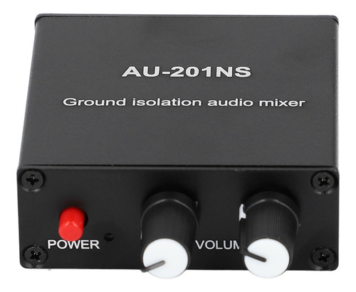 Mezclador De Sonido Compacto, Mini, 2 Entradas, 1 Salida, Pu