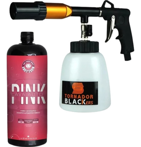 Tornador Black - Kers + Shampoo Pink 1,5l Easytech