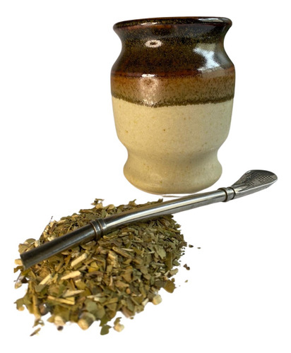 Imagen 5 de 5 de Set De Mate Argentino Mate Y Bombilla