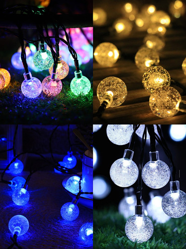 Luz Led Serie 7m 50 Focos Decorativos Luz Solar