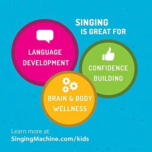 Singing Machine Kids Smk250bg Altavoz Para Cantar Junto Con