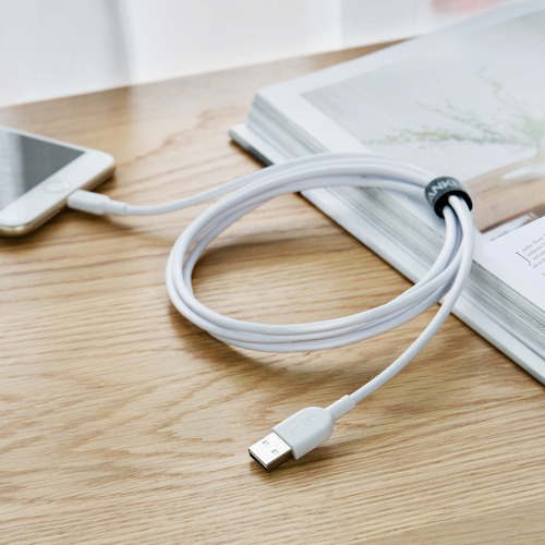 Imagen 10 de 10 de Cable Cargador Usb A Lightning Anker Powerline Ii iPhone