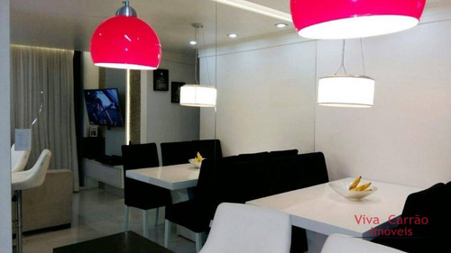 Lindo Apartamento, Localização Privilegiada! - Ap0767