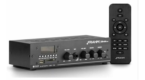 Amplificador Receiver Som Ambiente Frahm Slim 1000 App G2