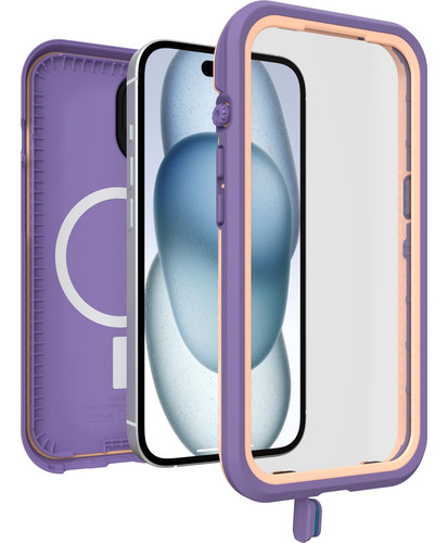 Capa Impermeável Otterbox Fr Series Para iPhone 15 Com Magsa