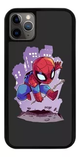 Funda Uso Rudo Tpu Para iPhone Spiderman Hombre Araña 36