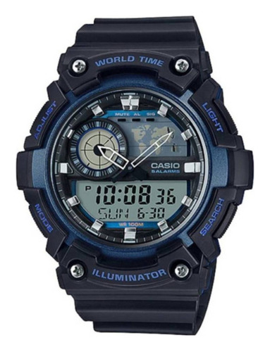 Reloj Casio Hombre Original Aeq-200w-2av