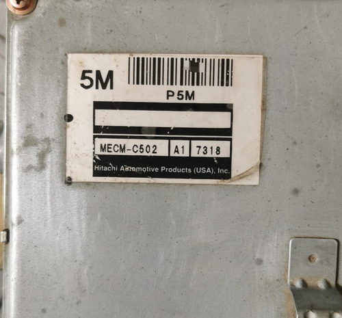 Computadora Motor Nissan Quest Villager 1997 3.0l Mecmc502 (Usado)