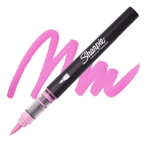 6 Marcadores Rosas De Acrílico Sharpie Creative Punta Brush