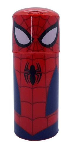 Botella Spiderman C/tapa Y Pico Vaso Licencia Original Ha155