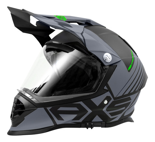 Casco Para Moto Axs-racing Certificacion Dot Verde Axs Pro Xl : 61 – 62 Cm
