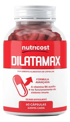 Dilatamax 60 Capsulas Formula Avançada - Sabor Sem Sabor