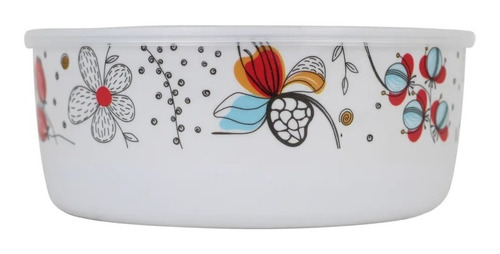 Set De 5 Contenedores Recipiente Hermetico Tapa Lunch Cocina