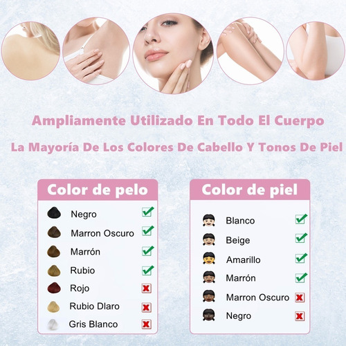 Depiladora De Luz Pulsada A Laser Permanente Ipl Indolor