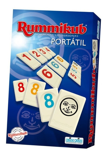 Rummikub Portatil Original Juego De Mesa 