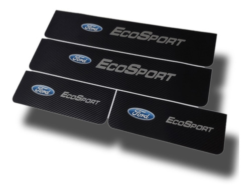 Imagen 1 de 4 de Protector Cubre Zócalos Carbono Ford Ecosport Envio Gratis 