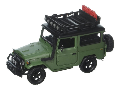 Auto Escala 1/24 Toyota Fj40 Land Cruiser Verde 4x4 Motormax