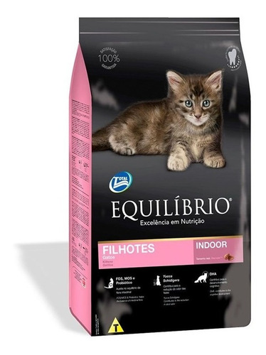 Alimento Equilibrio Gatitos Indoor 1.5kg. Np