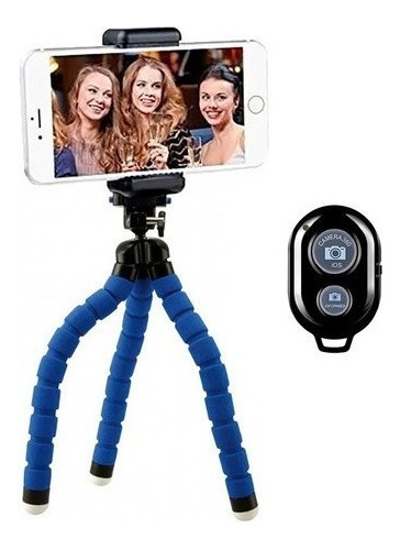 Mini Tripode Selfie 27 Cm Ezra St04 Con Control Bluetooth 