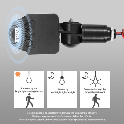 Interruptor Automático De Sensor De Movimiento Pir Infrarroj