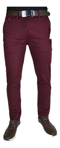 Pantalon Dril Licrado Hombre 