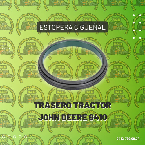 Estopera De Cigueñal Trasero Tractor John Deere 8410