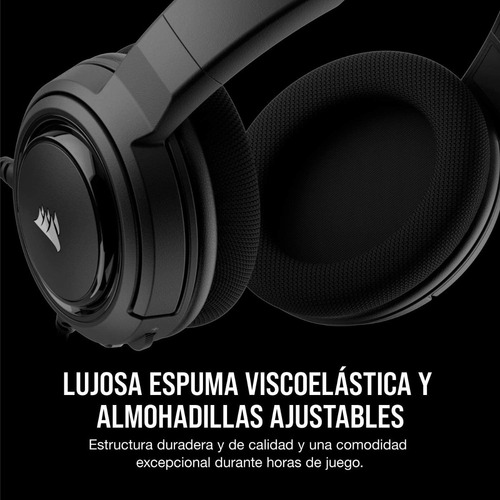 Auriculares Corsair Hs35 Gamer Pc Ps4 Xbox One - Carbon