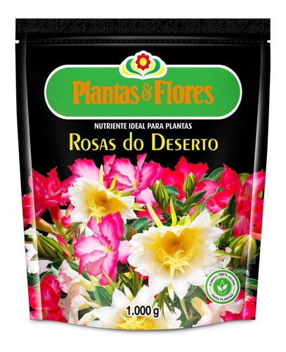 Fertilizante Plantas & Flores Para Rosas Do Deserto 1000g