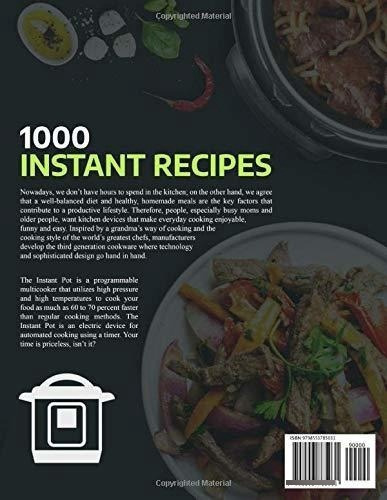 Theplete Instant Pot Cookbook 1000 Recipes For.., De White, Rebe. Editorial Independently Published En Inglés