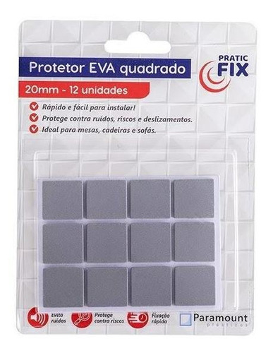 Imagem 1 de 1 de Protetor Adesivo Eva Cadeira Mesa Gaveta Porta Maçaneta 12un