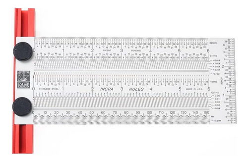 Tdprot06 Pro T-rule 6 Pulgadas
