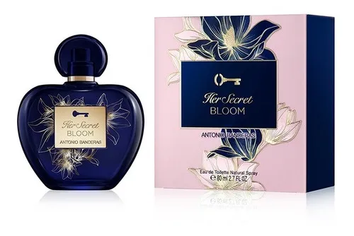 Perfume Mujer Her Secret Bloom Edt 80 Ml Antonio Banderas Env o