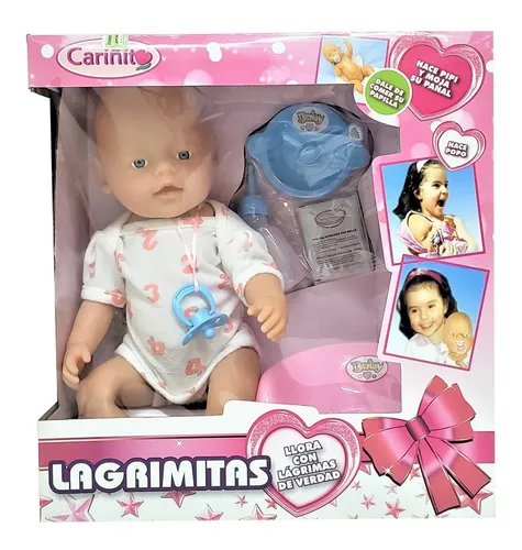 Lagrimitas Cry Llora Real Hace Pipi Y Popo Cariñito Gat 671