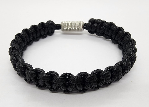 Pulsera Hilo Serpiente Trenzado Negro - Pulse