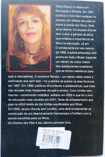 Livro Os Direitos Dos Pais Tania Zagury 206 Pg Barato
